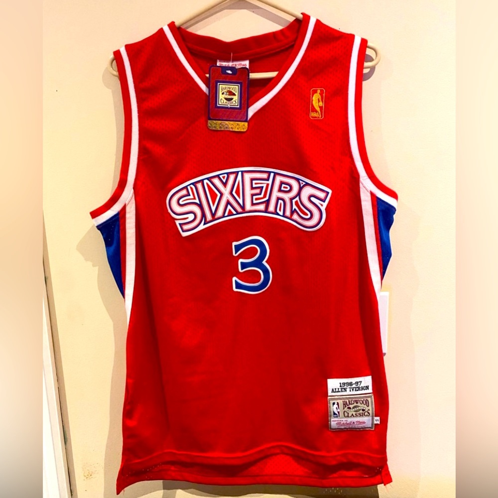 Sixers Iverson #3 Retro Jersey medium adult